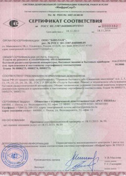 25.06.2015 Новый Уренгой - Услуги по ремонту и техническому обслуживанию приборов радиоэл. аппаратуры